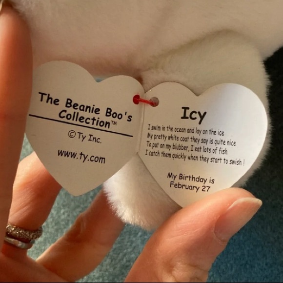 NWT TY Beanie Boos seal Icy - Picture 6 of 6